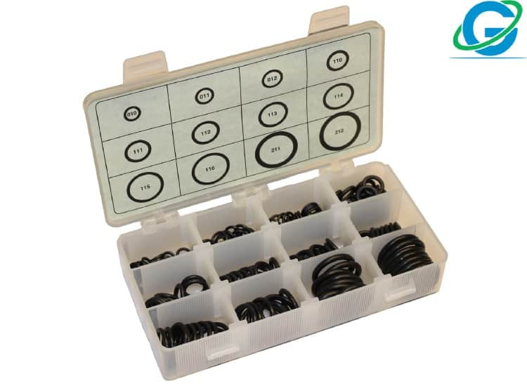 CTP0057 Black Nitrile 75 O-Ring Kit For Caterpillar 0959008 223 Pieces 54 Sizes 