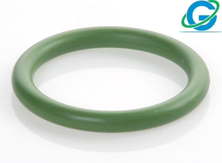 Dia4mm-o anillos flúor Goma Od 17mm-100mm Resistente al Aceite Sello O-ring Verde 