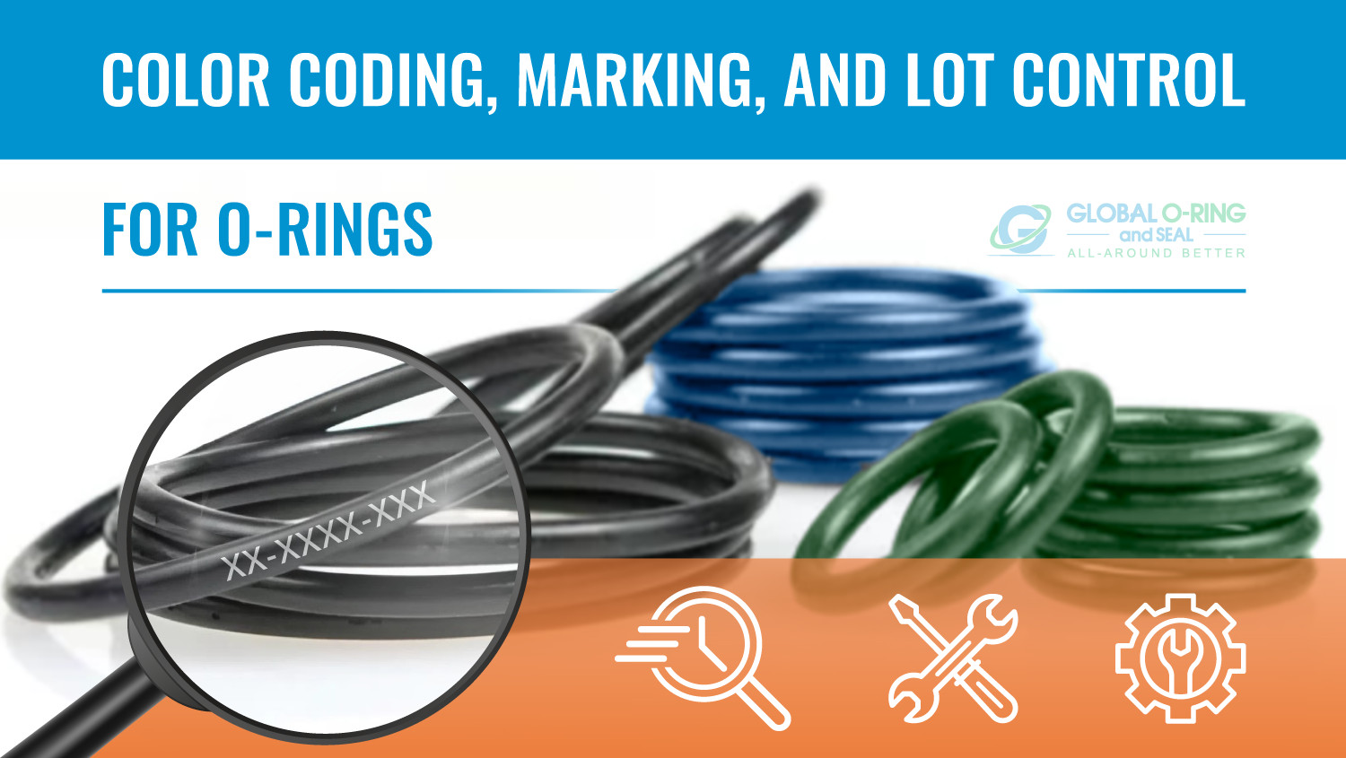 Color Coding, Marking, and Lot Control for O-Rings | Global O-Ring and Seal