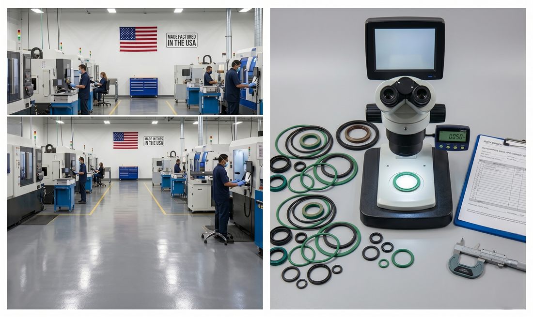 Domestic manufacturing of aerospace o-rings and seals in the USA